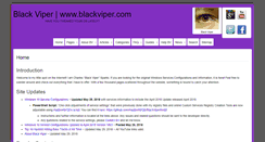 Desktop Screenshot of blackviper.com