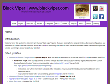 Tablet Screenshot of blackviper.com